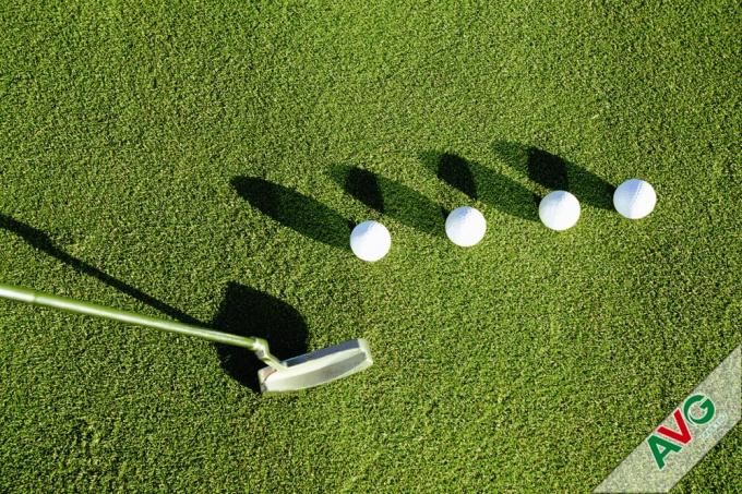 grama artificial do golfe natural da altura da pilha de 10mm/verde colocação interno do golfe 2