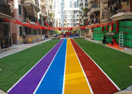 CHINA A pista de atletismo coloriu os tapetes artificiais da grama para ajardinar a decoração fornecedor