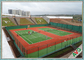 Grama sintética do tênis padrão de ITF, grama falsificada do campo de tênis PP + revestimento protetor LÍQUIDO fornecedor