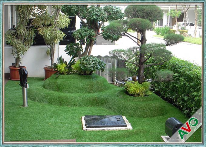 Jardins resistentes UV que ajardinam a grama artificial/relvado artificial 35 milímetros de altura da pilha 0