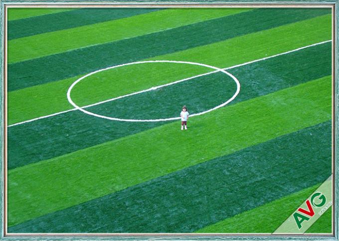 Relvado artificial da grama do futebol exterior com grama artificial de suportação durável do material do PE para Futsal 0