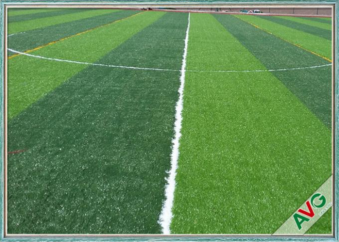grama artificial sintética do futebol da altura da pilha de 50mm/de 40mm para campos de futebol 0