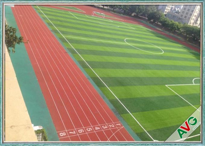 Verde artificial do campo de grama do campo de futebol + monofilamento verde-maçã do PE 0