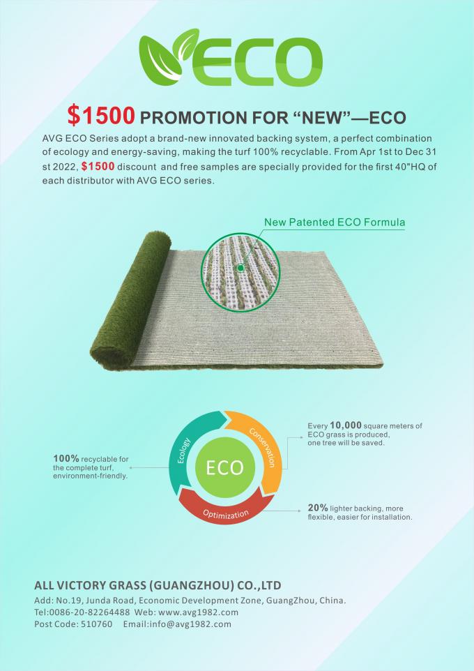 ECO que suporta 100% jardins 35-60mm sintéticos recicláveis da paisagem do relvado que pavimentam o relvado artificial da grama do tapete do relvado 1