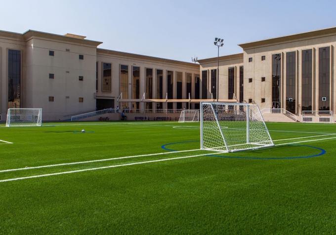 relvado artificial da grama falsificada de 35mm para o campo de jogos do futebol do futebol 1