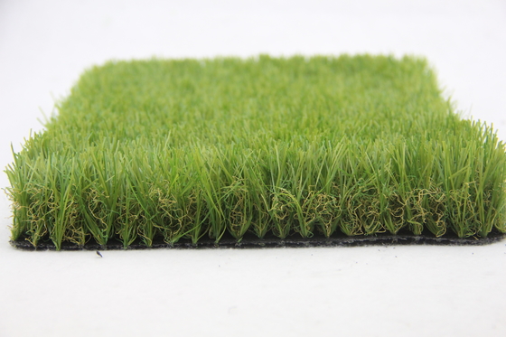CHINA Cor natural artificial do rolo 25mm da grama de tapete do jardim fornecedor