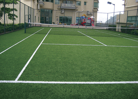 CHINA Grama sintética reencadernada reta do tênis do suporte, relvado artificial do campo de tênis fornecedor