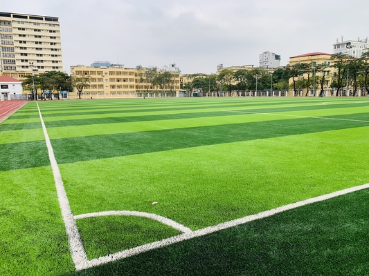 CHINA Os esportes artificiais da grama que pavimentam para o futebol do futebol moeram 50mm fornecedor