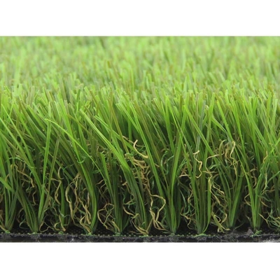 CHINA Tipo monofilamento da onda S do dobro de Olive Green Garden Artificial Grass fornecedor