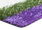 Relvado artificial colorido liso do campo de tênis, resistência UV colorida da grama falsificada fornecedor