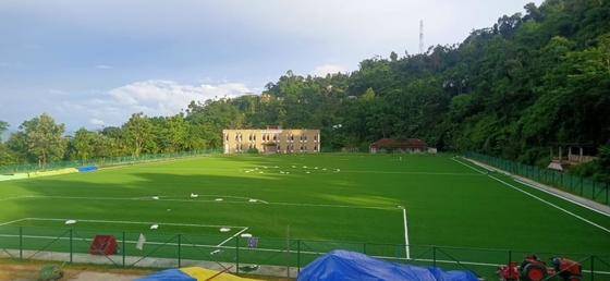 O futebol da qualidade de FIFA grama o relvado artificial do futebol de 50-70mm fornecedor