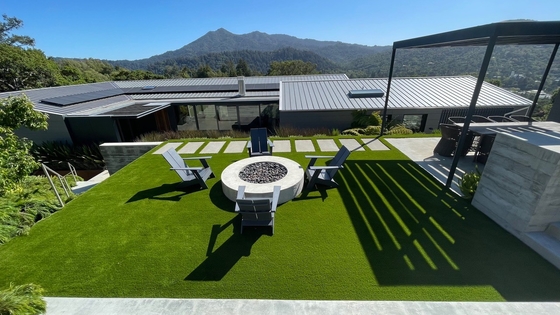Jardim artificial de Cesped Gazon que ajardina a grama para o jardim exterior fornecedor